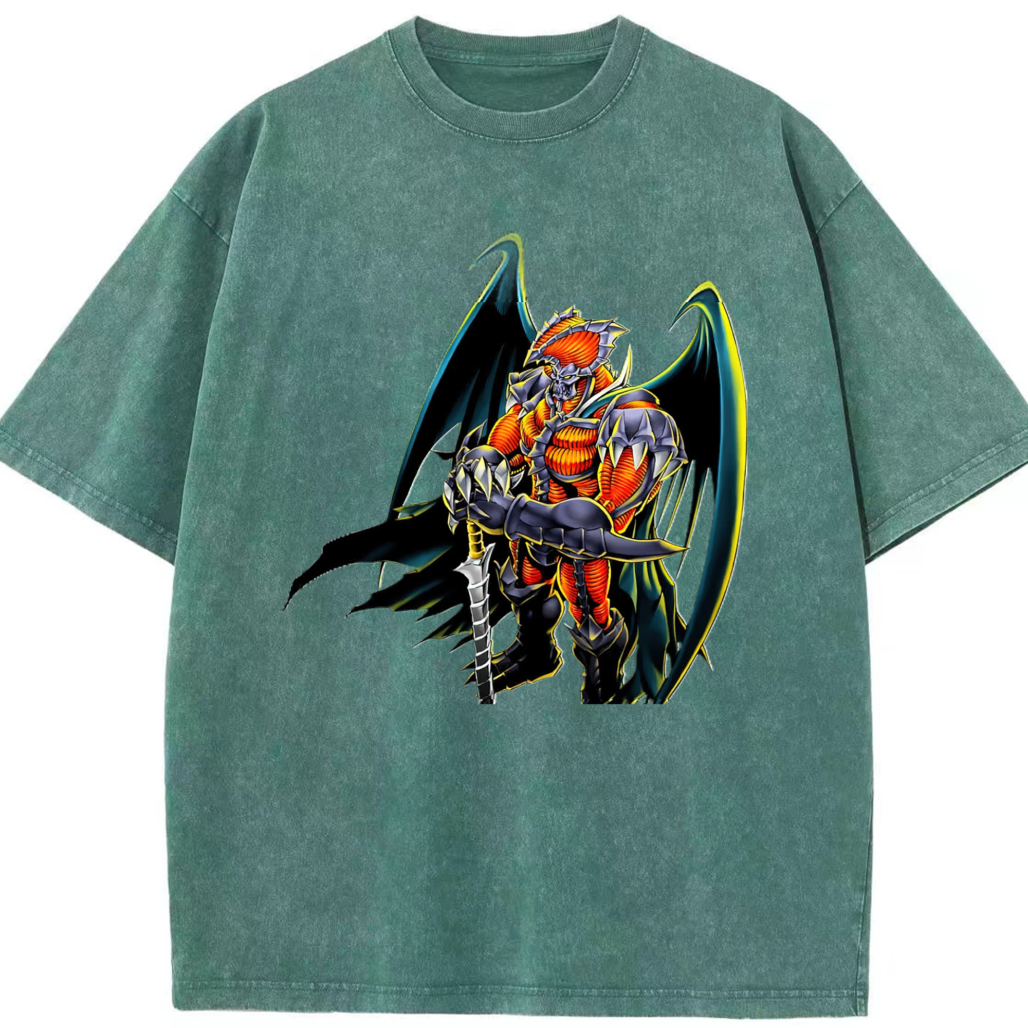 （画像用） 遊☆戯☆王 Yu-Gi-Oh! 綿100% ヴィンテージ風 半袖Tシャツ（フロントプリント）